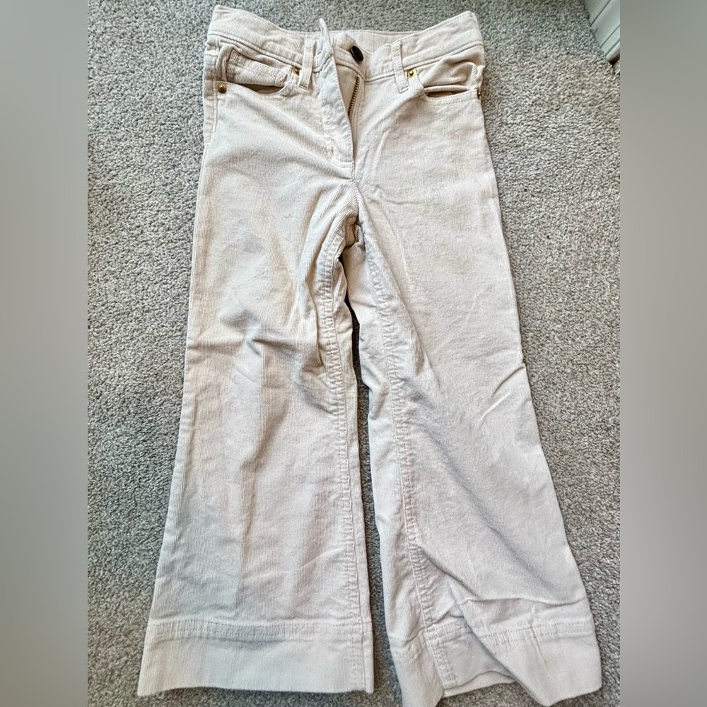 Crewcuts Cream Corduroy Trousers